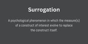 what is surrogation?