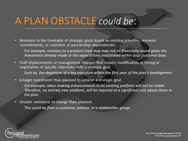 Plan obstacle examples