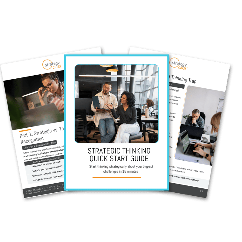 Strategic Thinking Quick Start Guide: Develop Strategic Thinking Skills now